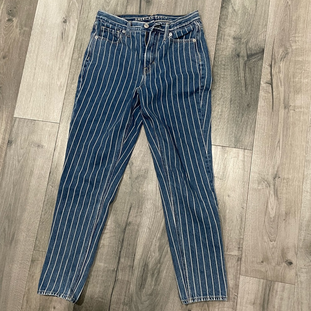 Straight leg mom jeans